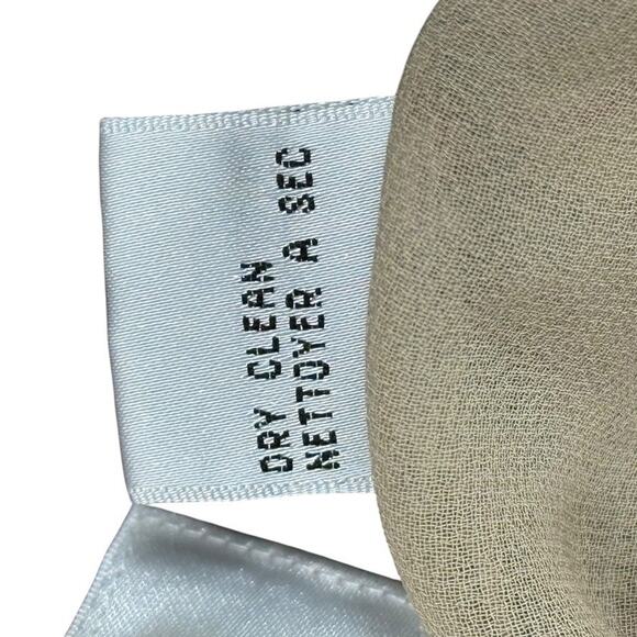 Talbots Petite Pure Silk Paisley Midi A-Line Red Beige Skirt Side Zip sz 10P - Picture 15 of 16